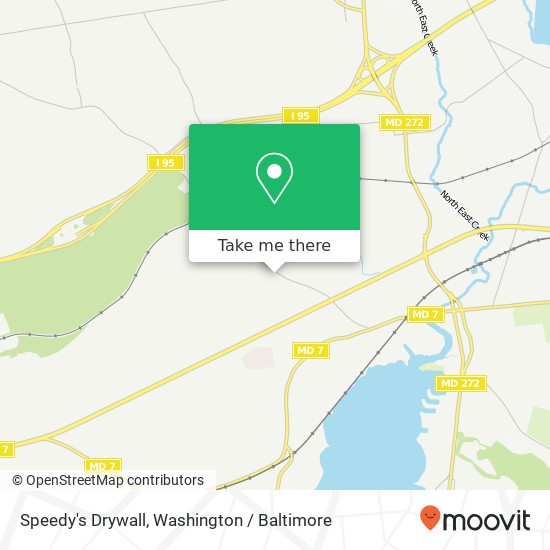 Mapa de Speedy's Drywall, 425 Red Toad Rd