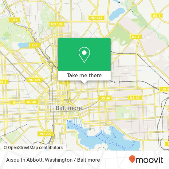 Aisquith Abbott, Baltimore, MD 21202 map