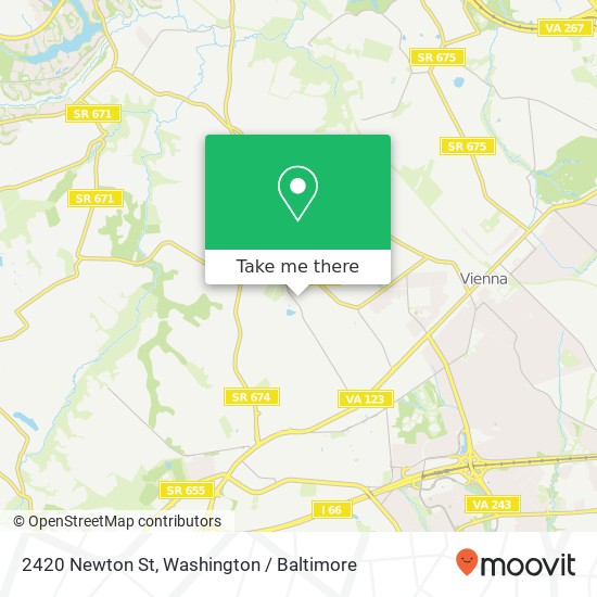 2420 Newton St, Vienna, VA 22181 map