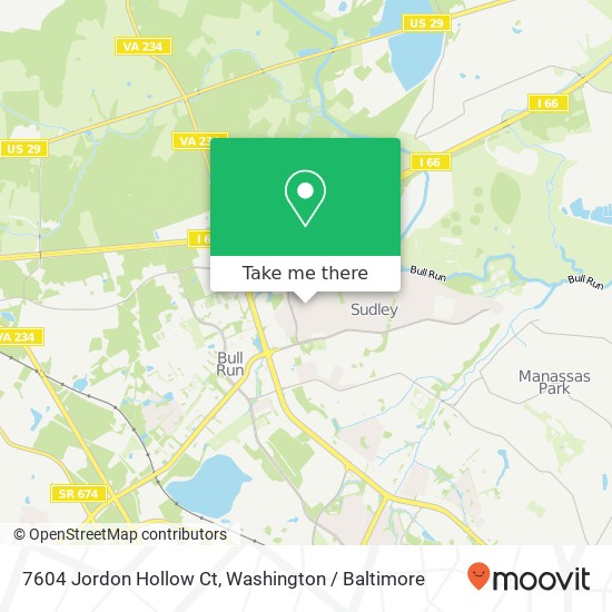 7604 Jordon Hollow Ct, Manassas, VA 20109 map