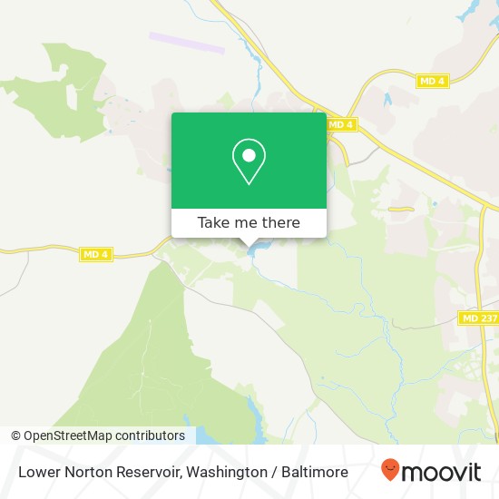 Lower Norton Reservoir map