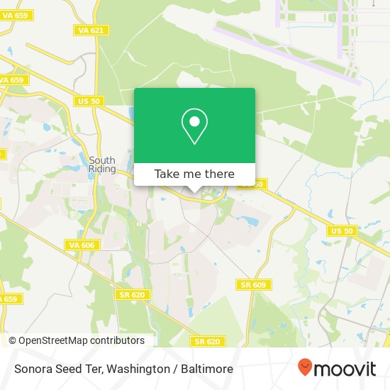 Mapa de Sonora Seed Ter, Chantilly, VA 20152