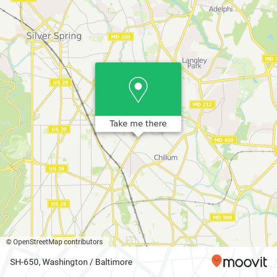SH-650, Takoma Park, MD 20912 map
