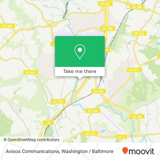 Avisos Communications map