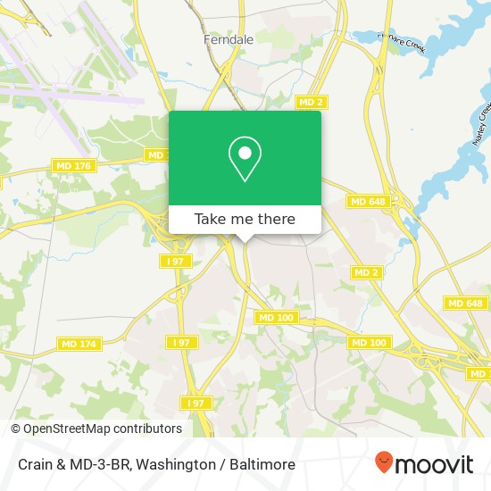 Crain & MD-3-BR, Glen Burnie, MD 21061 map