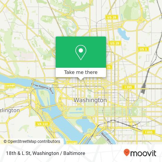 18th & L St, Washington, DC 20036 map