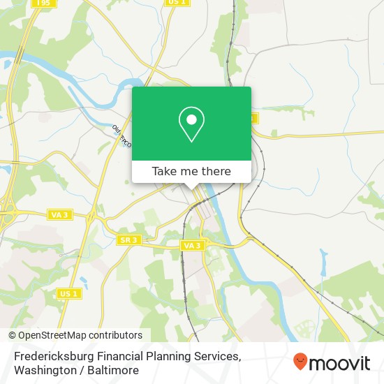 Fredericksburg Financial Planning Services, 700 Princess Anne St map