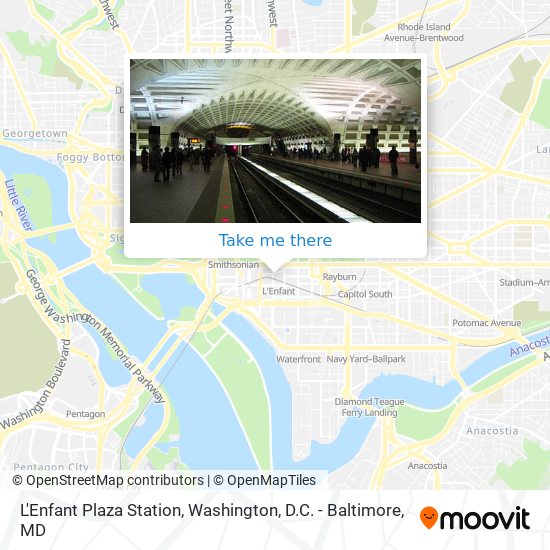 L'Enfant Plaza Station map