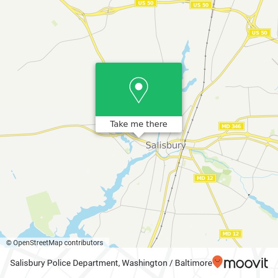 Mapa de Salisbury Police Department, 699 W Salisbury Pkwy