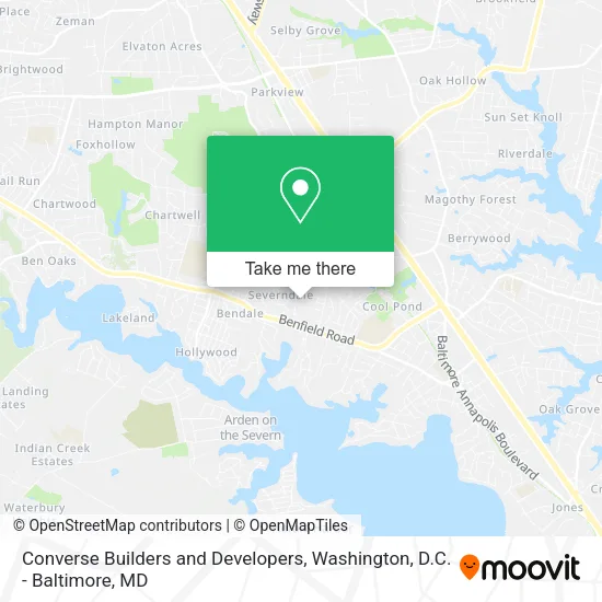 Converse Builders and Developers map