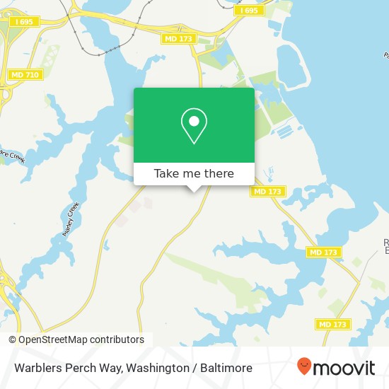 Warblers Perch Way, Glen Burnie, MD 21060 map