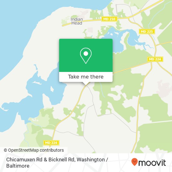 Mapa de Chicamuxen Rd & Bicknell Rd