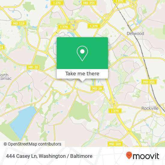 444 Casey Ln, Rockville, MD 20850 map