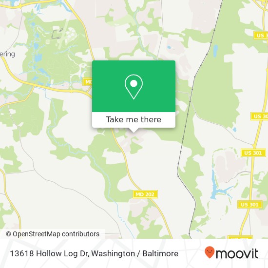 13618 Hollow Log Dr, Upper Marlboro, MD 20774 map