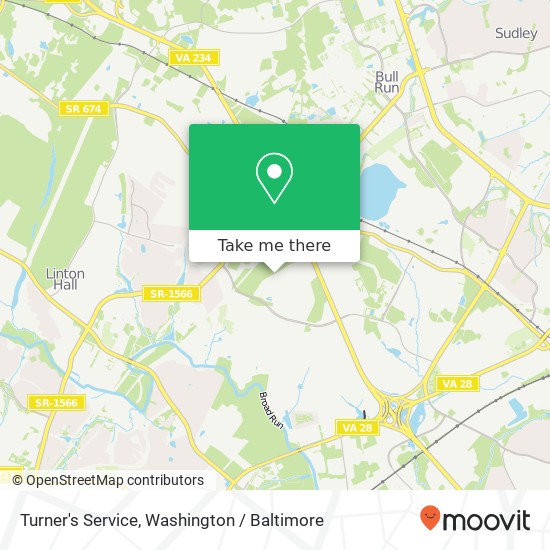 Mapa de Turner's Service, 8865 Mike Garcia Dr