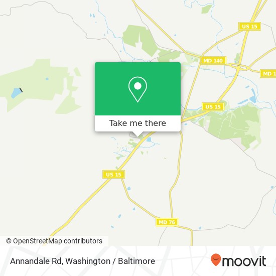 Mapa de Annandale Rd, Emmitsburg, MD 21727