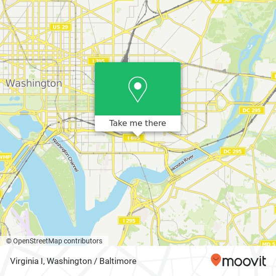Mapa de Virginia I, Washington, DC 20003