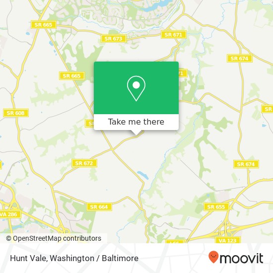 Hunt Vale, Oakton, VA 22124 map