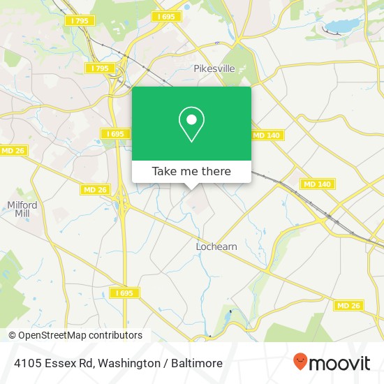 4105 Essex Rd, Gwynn Oak, MD 21207 map