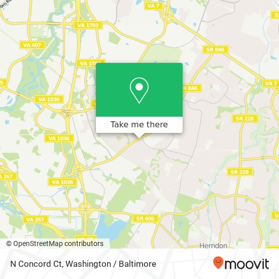 N Concord Ct, Sterling, VA 20164 map