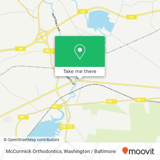 Mapa de McCormick Orthodontics, 48 Flint Dr