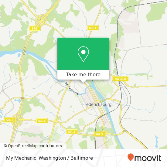 Mapa de My Mechanic, 307 Virginia Ave