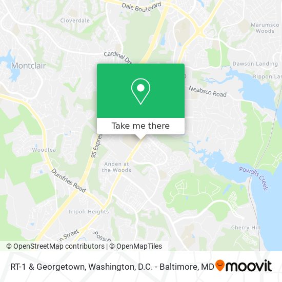 Mapa de RT-1 & Georgetown