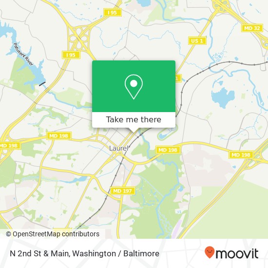 N 2nd St & Main, Laurel, MD 20723 map