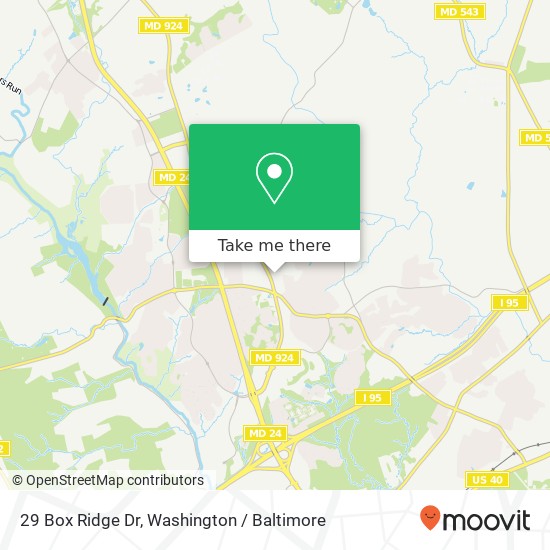 29 Box Ridge Dr, Abingdon, MD 21009 map