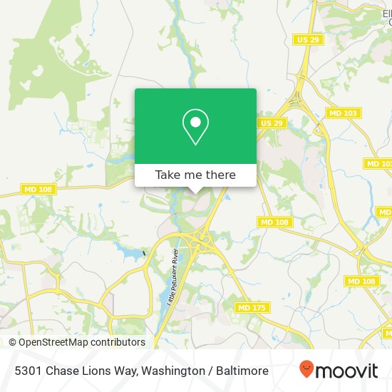 5301 Chase Lions Way, Columbia, MD 21044 map