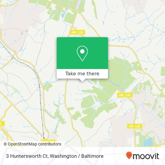 Mapa de 3 Huntersworth Ct, Owings Mills, MD 21117