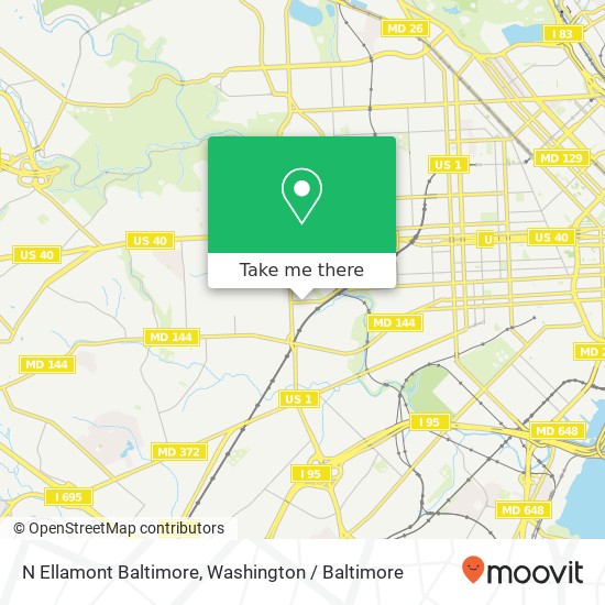 N Ellamont Baltimore, Baltimore, MD 21229 map