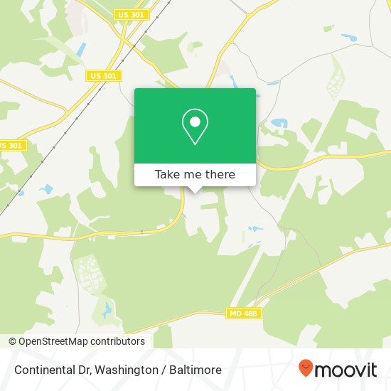 Continental Dr, White Plains, MD 20695 map