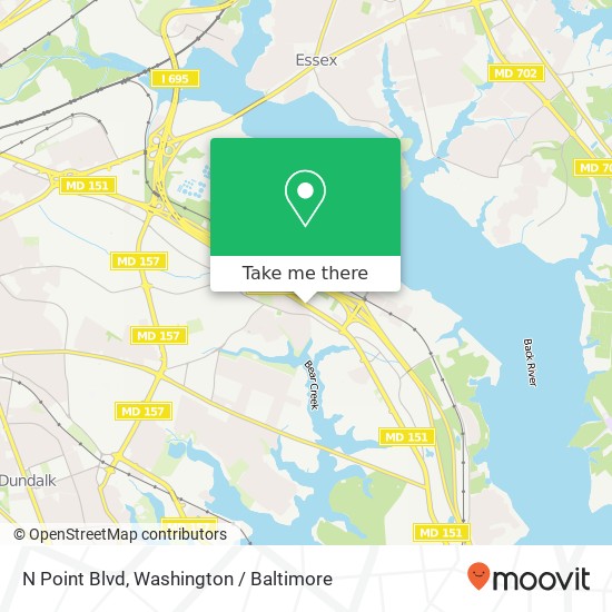 N Point Blvd, Dundalk, MD 21222 map