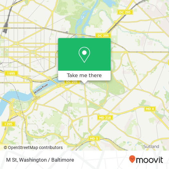 M St, Washington, DC 20019 map