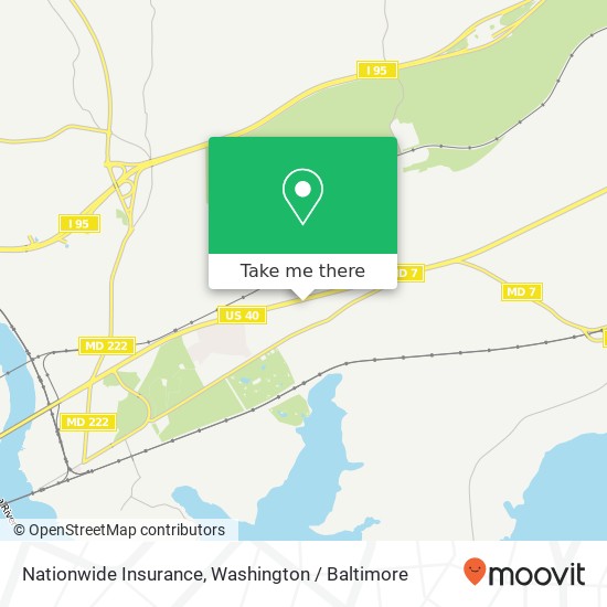 Nationwide Insurance, 4610 Pulaski Hwy map