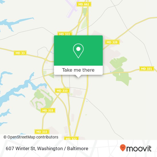 607 Winter St, Easton, MD 21601 map
