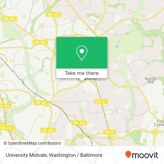 University Midvale, Kensington, MD 20895 map