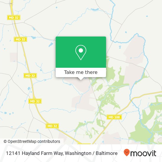 12141 Hayland Farm Way, Ellicott City, MD 21042 map