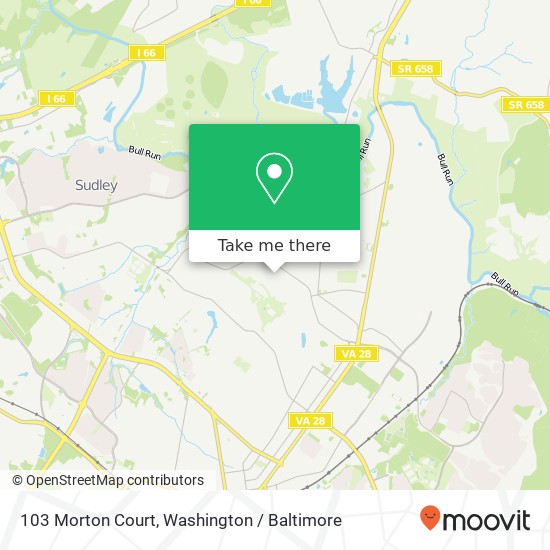 Mapa de 103 Morton Court, 103 Morton Ct, Manassas Park, VA 20111, USA
