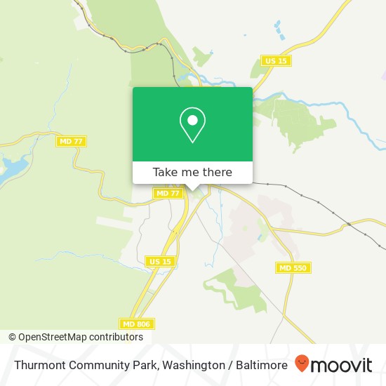 Mapa de Thurmont Community Park