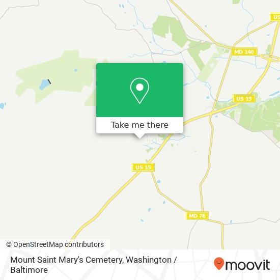 Mapa de Mount Saint Mary's Cemetery