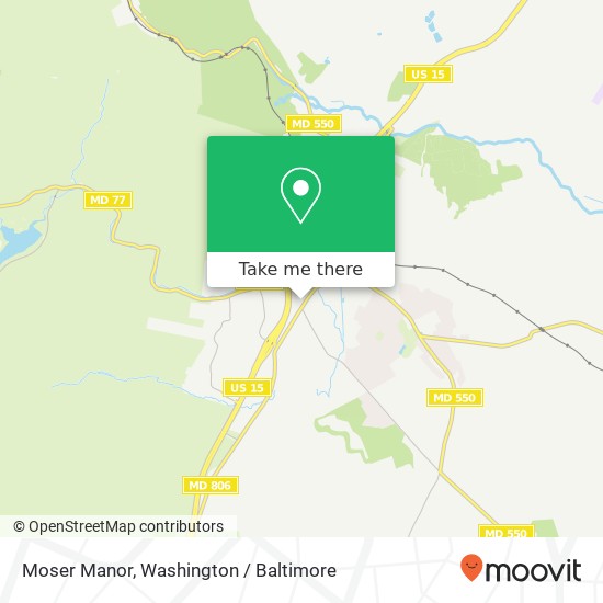 Moser Manor map