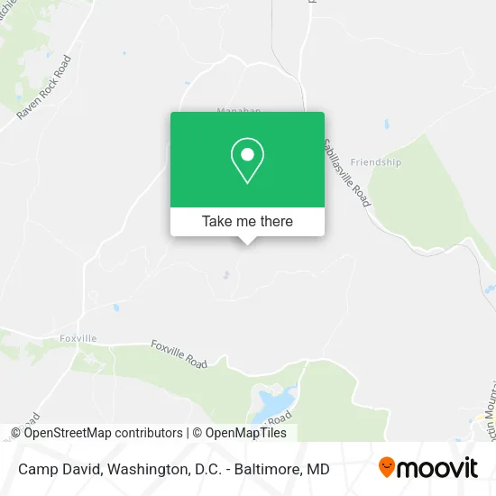 Camp David map