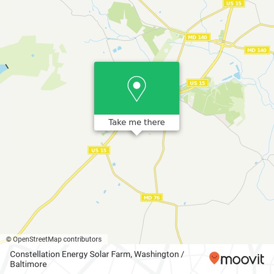 Constellation Energy Solar Farm map