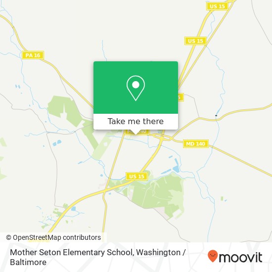 Mapa de Mother Seton Elementary School