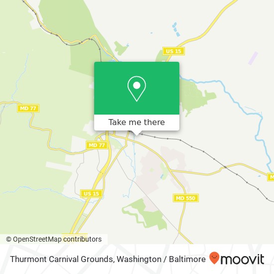 Mapa de Thurmont Carnival Grounds