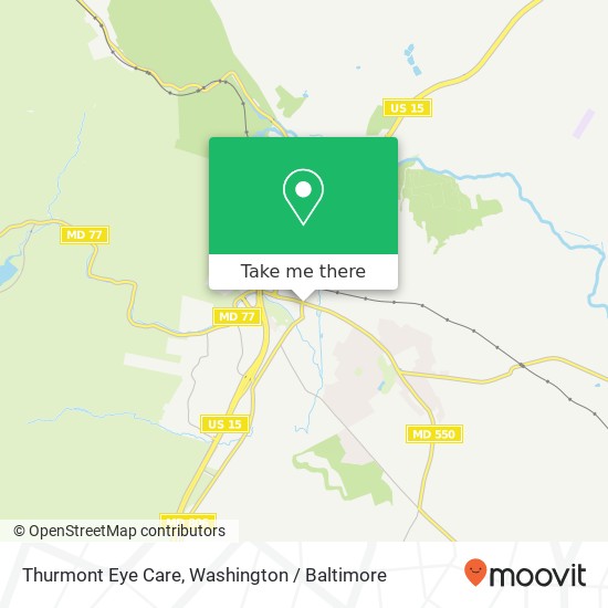 Mapa de Thurmont Eye Care
