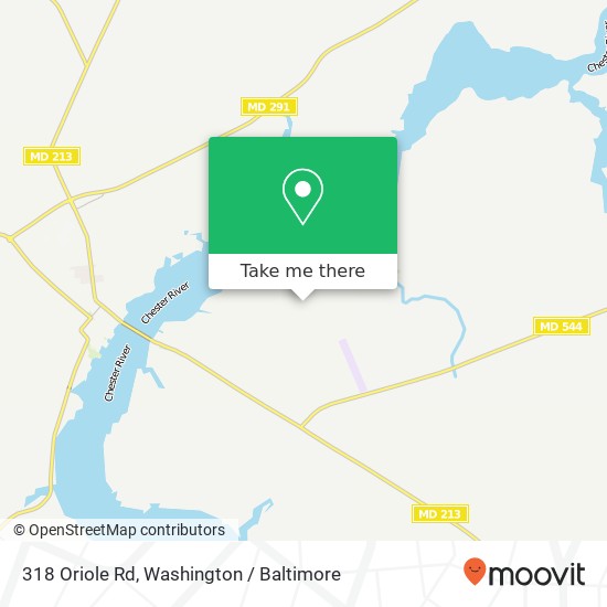 318 Oriole Rd, Chestertown, MD 21620 map
