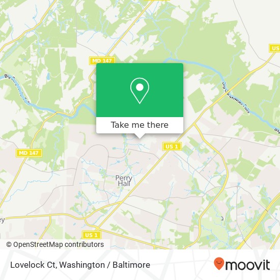 Mapa de Lovelock Ct, Nottingham, MD 21236